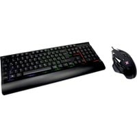 Inter-Tech KC-3000, Desktop-Set schwarz, DE-Layout